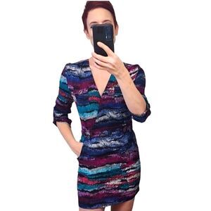 Yumi Kim mini dress 3/4 sleeve with pockets! XS